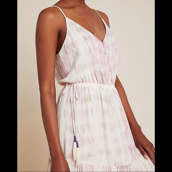 NWT Anthropologie Annie Tiered Maxi Dress - Picture 2 of 8